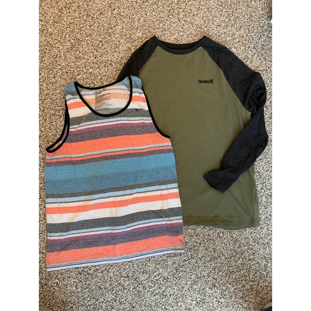 Hurley mens Tshirts Baseball Shirt Tank Top Lot Size XL